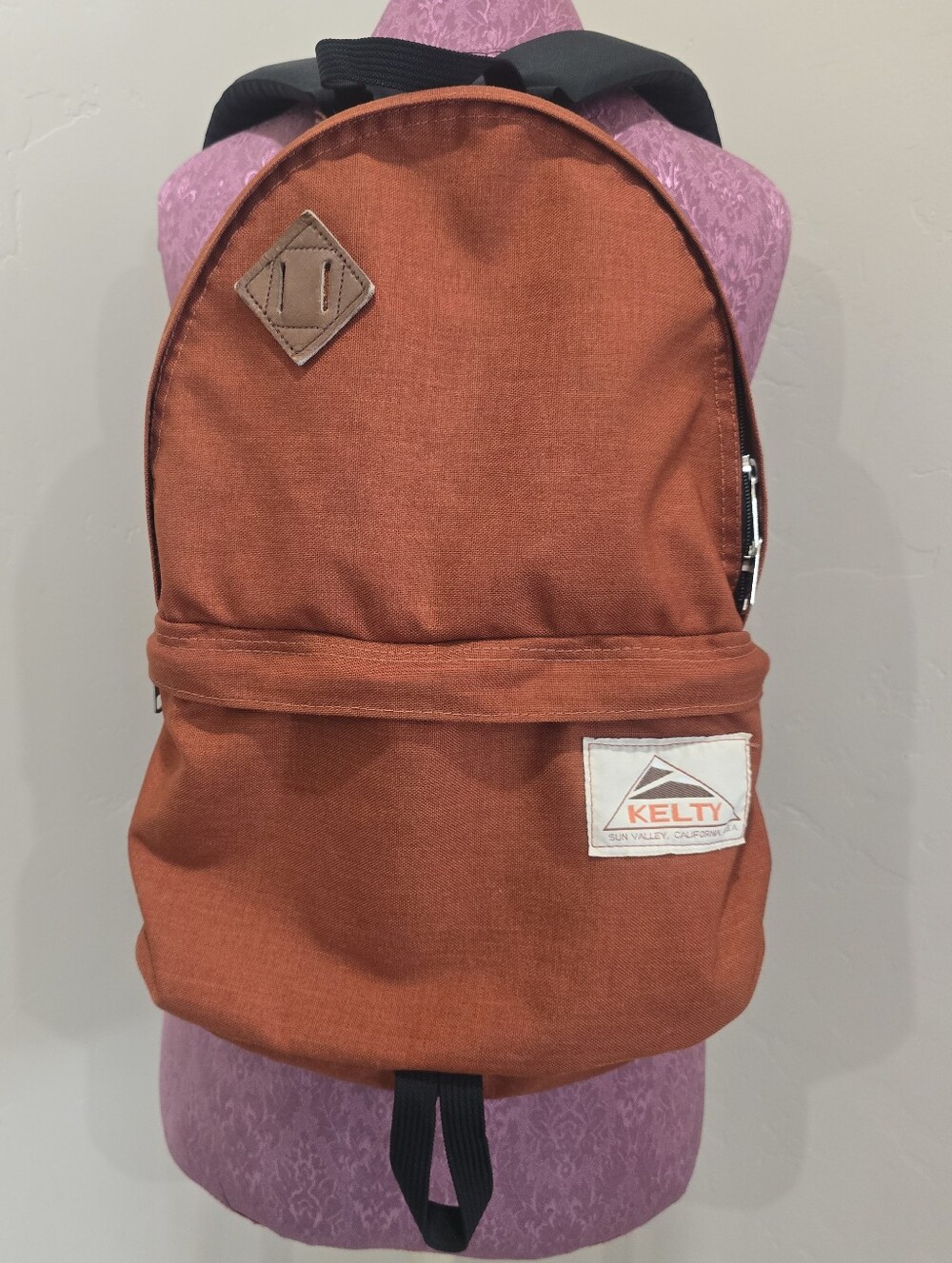 True Vintage 1970’s- 1980s KELTY Rust Orange Soft Pack Backpack Rucksack Daypack